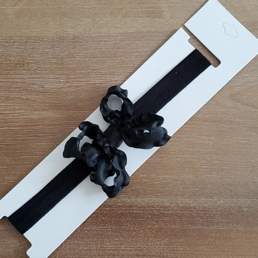Ruffle Bow Headband