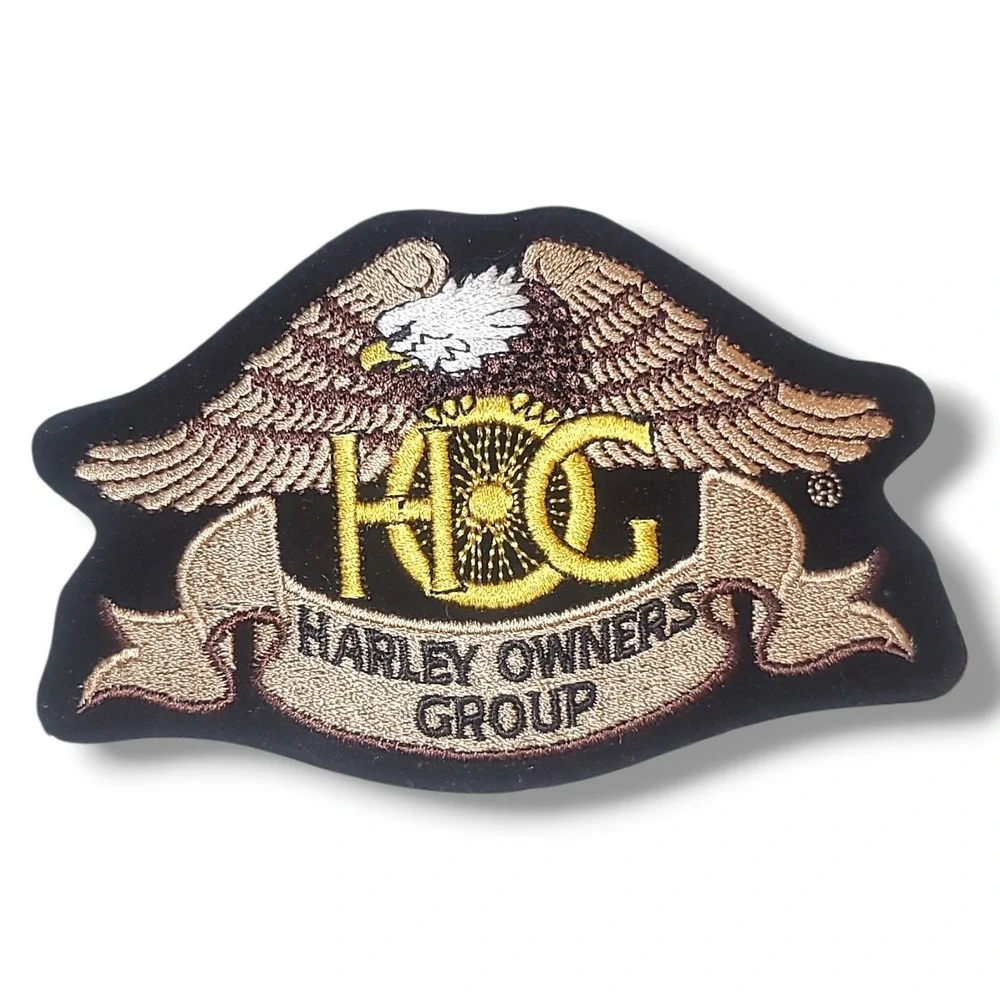 Harley HOG Motorcycle Patch Lot 3 Riders Foundation Member Eagle Biker