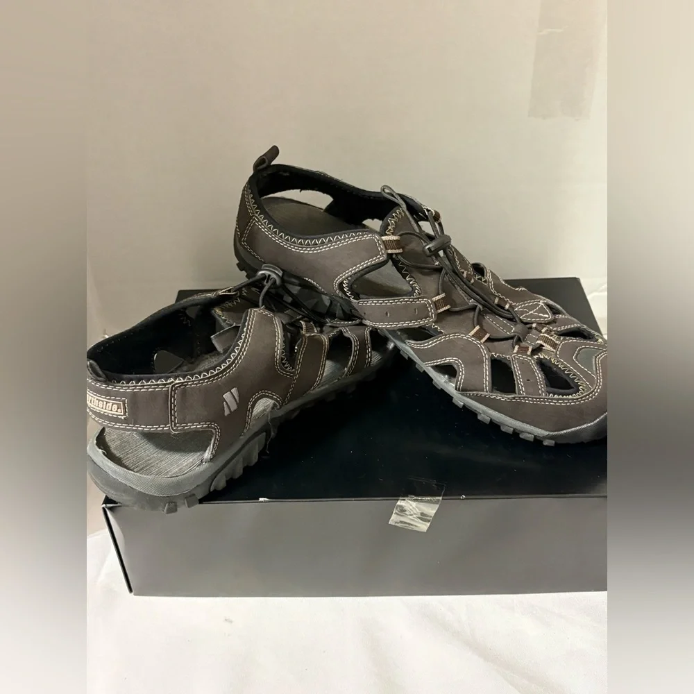 Northside Men's SZ 11.5‎ Burke II outdoor sandals Brown closed-toe water hiking
