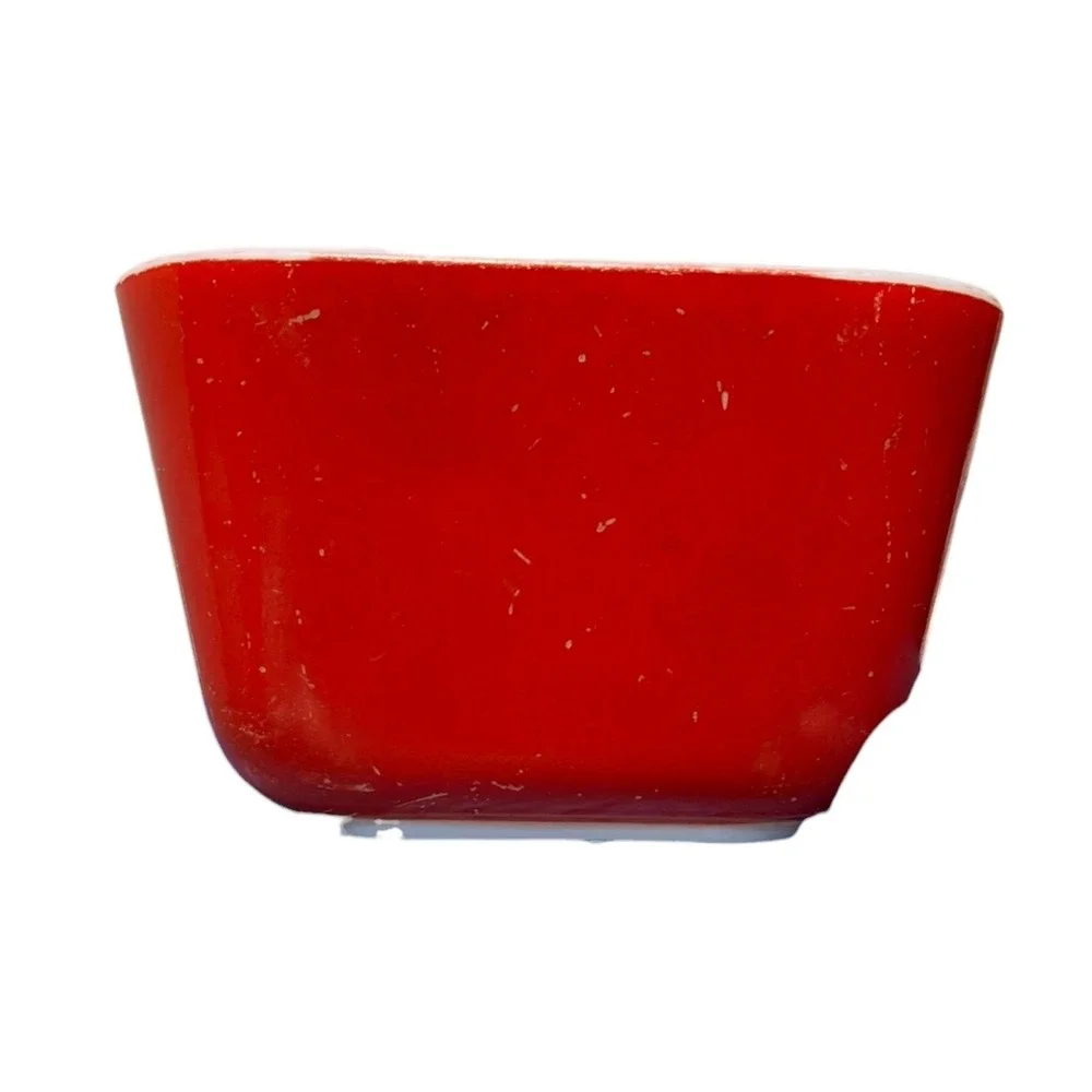 Vintage Pyrex Red Refrigerator Dish 501 1-1/2 Cup Oven Ware Made in USA‎ MCM