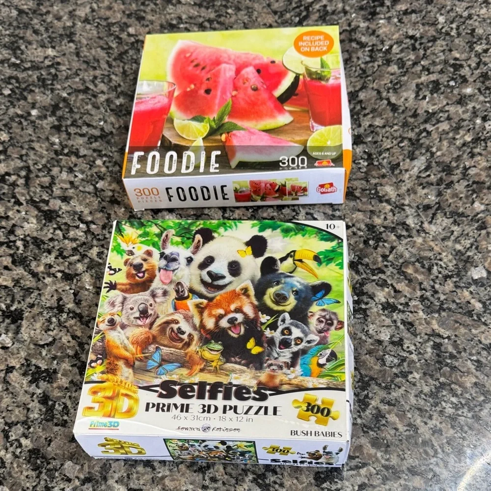 Puzzle Prime 3D Puzzle - Colorful Animals (White/Multicolor) NEW