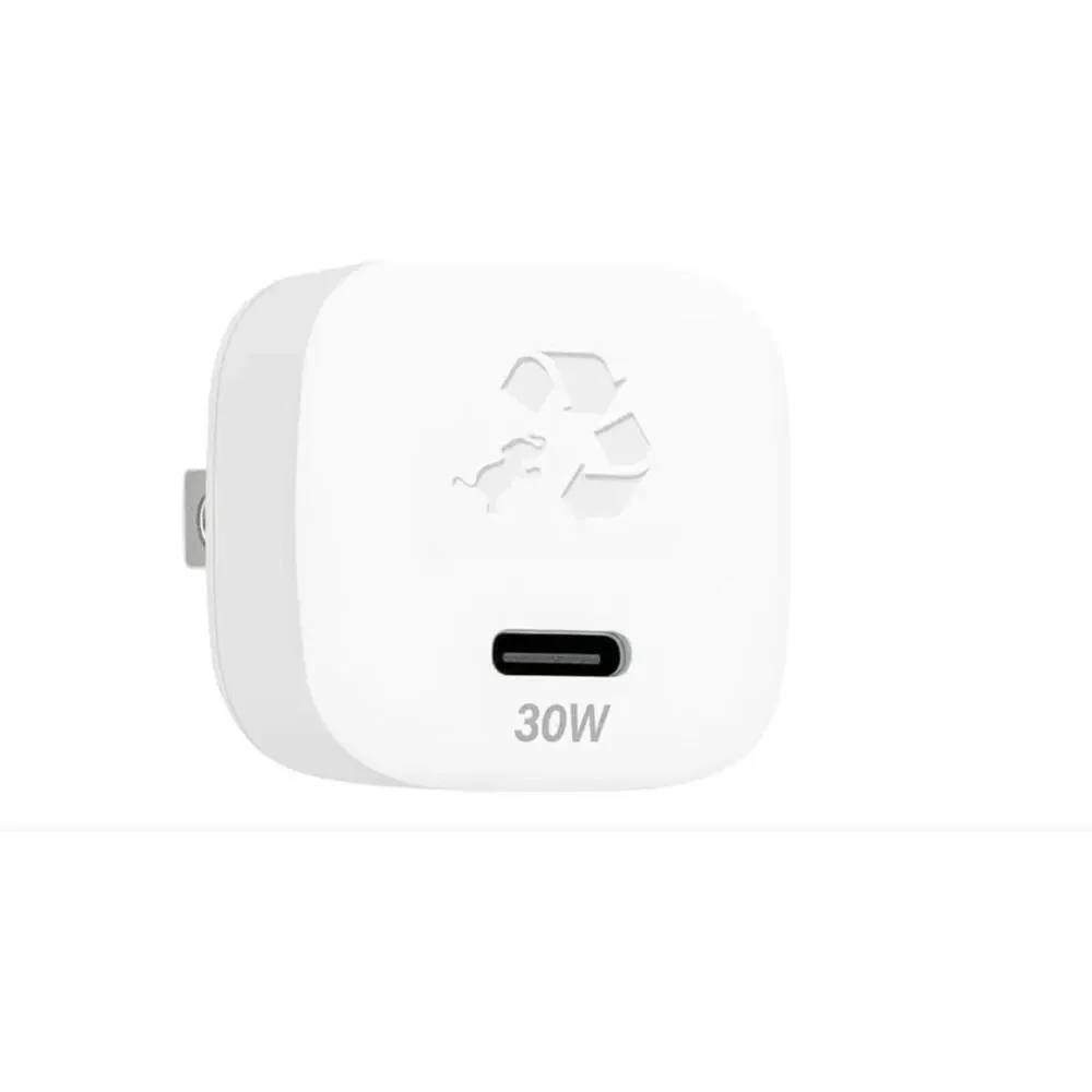 Nimble Wally SubNano 30W USB-C Wall Charger, PPS, Fast Charging Adapter, White