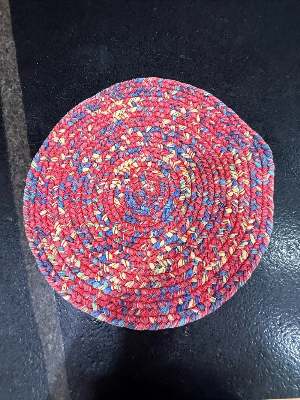 The Pioneer Woman Braided Table Placemats / Chair Pads – 15” Round (Set of 4)