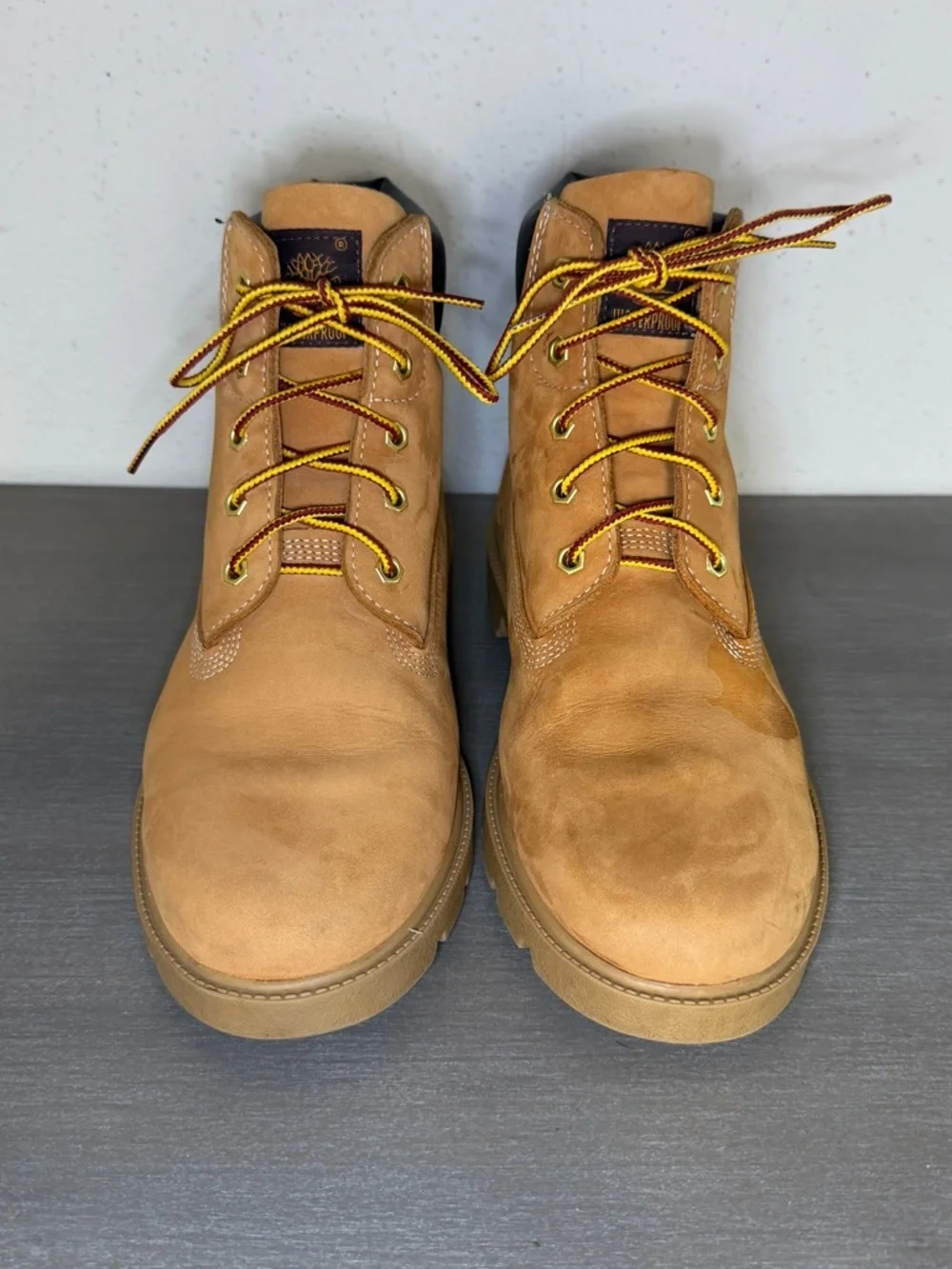 Timberland 10960 Boys 6.5 Wheat Waterproof Boots Classic Nubuck High Top Youth