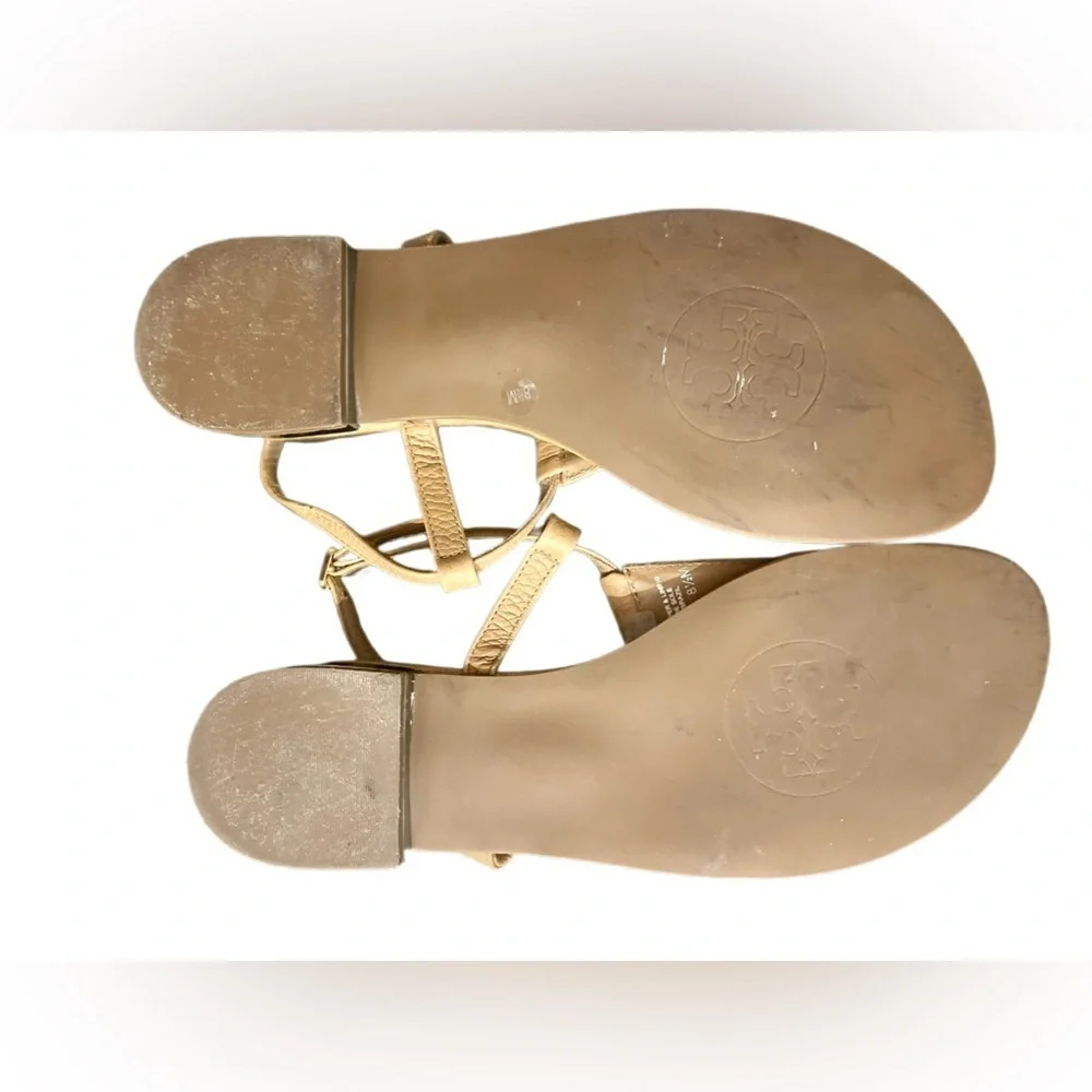 Tory Burch pebbled tan