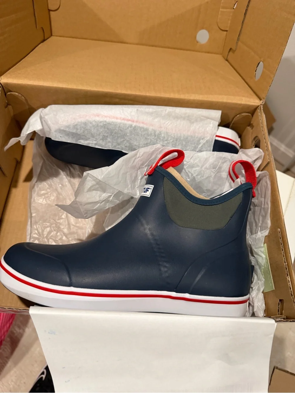 Xtratuf ankle tabs