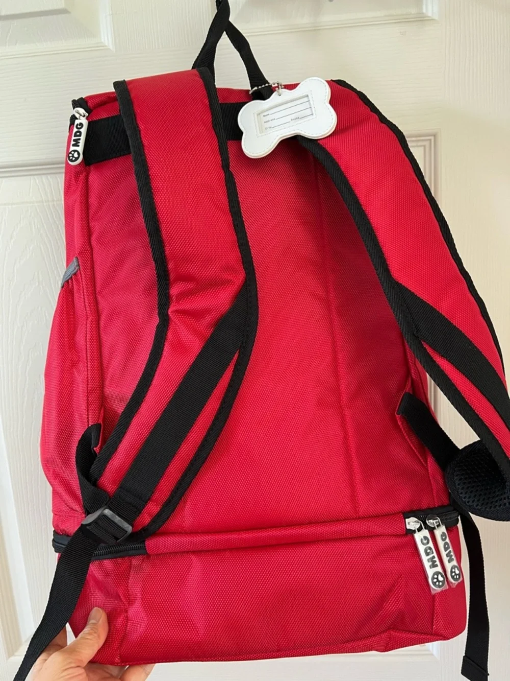 Mobile Dog Gear red backpack