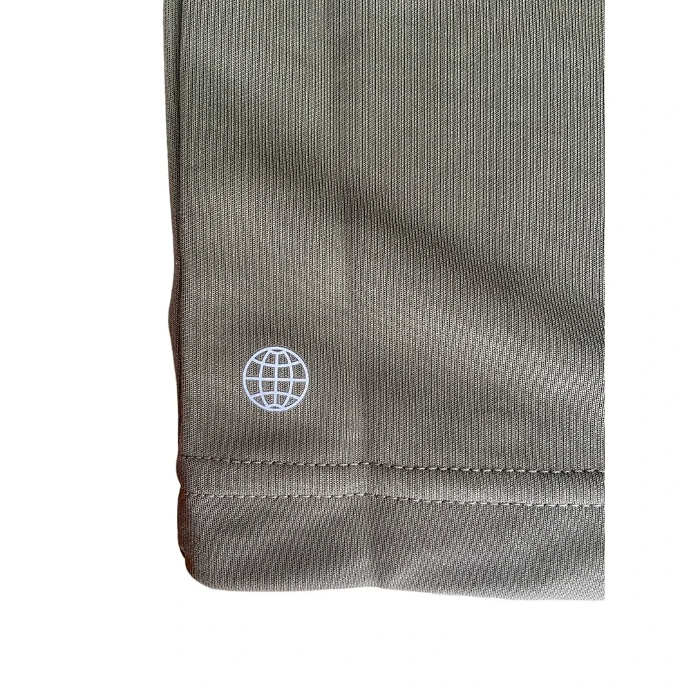 Men's Adidas Chest Print Polo Olive‎ Strata XXL New