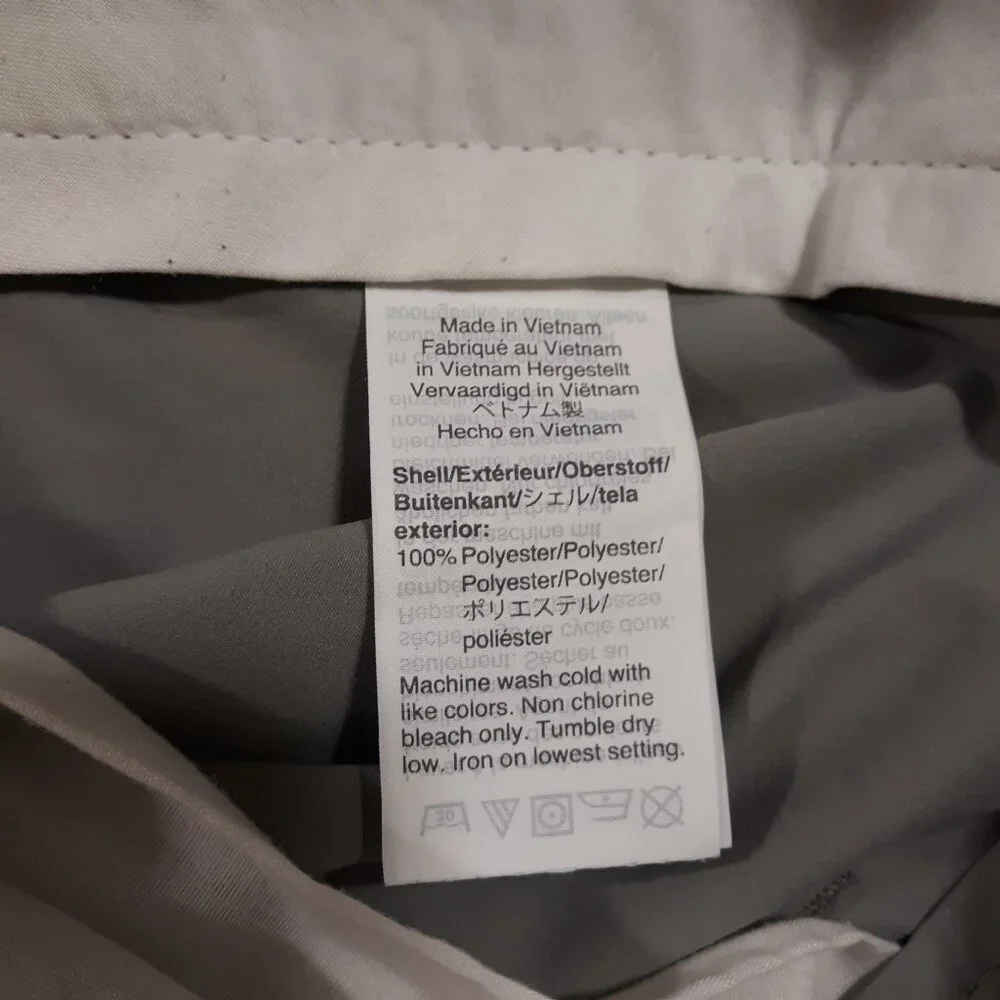 J.CREW Flex Chino Pants Mens Waist 31‎ Inseam 32 Slim Gray Lightweight Polyester