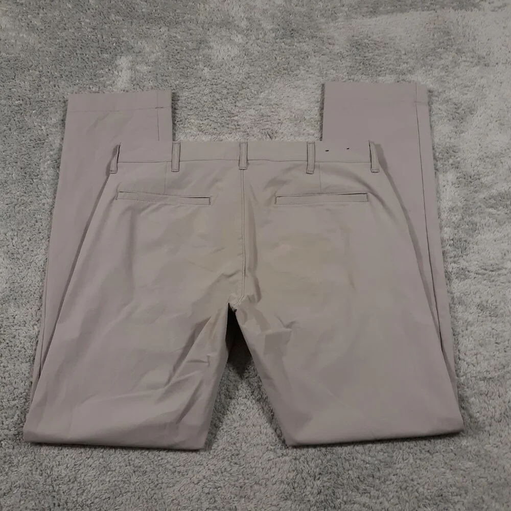 J.CREW Flex Chino Pants Mens Waist 31‎ Inseam 32 Slim Gray Lightweight Polyester