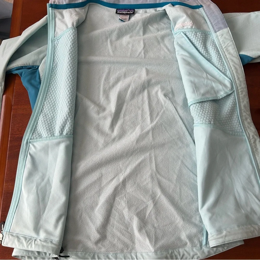 Patagonia Integral Aqua‎ Unlined Windbreaker Zip Up Jacket