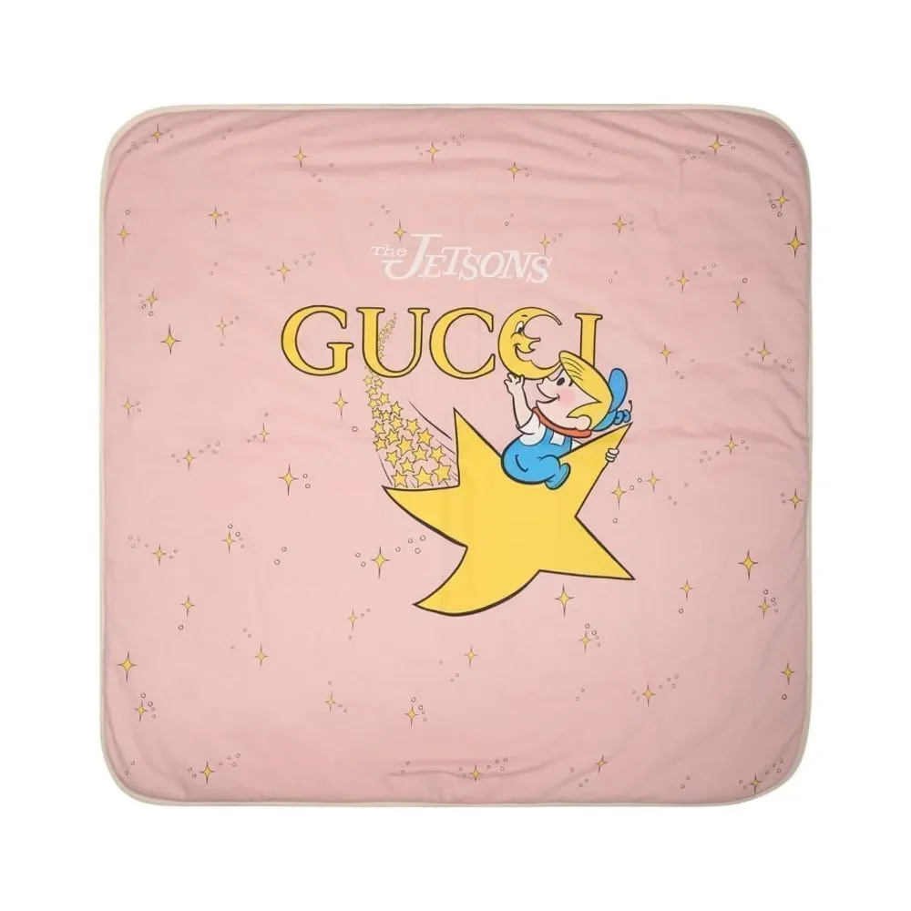 Brand new baby blanket Jetsons collection Gucci Pink 80cm x 80cm