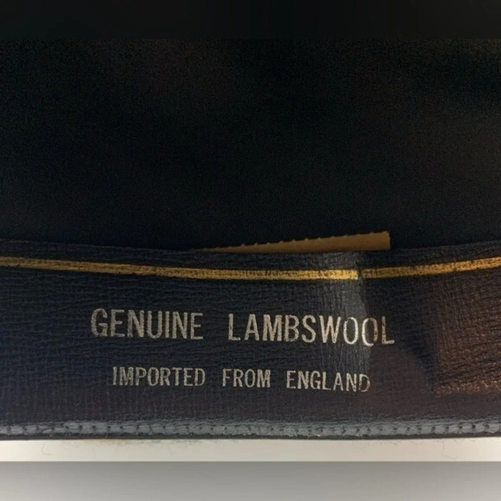 Vintage Churchill Ltd Plaid Tweed Hat Fedora Genuine Lambswool Classic 6 7/8‎