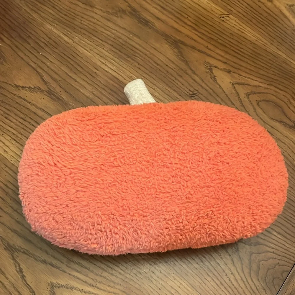 Rachel Ashwell pumpkin‎ pillows, 3 available-1 orange and 2 brown