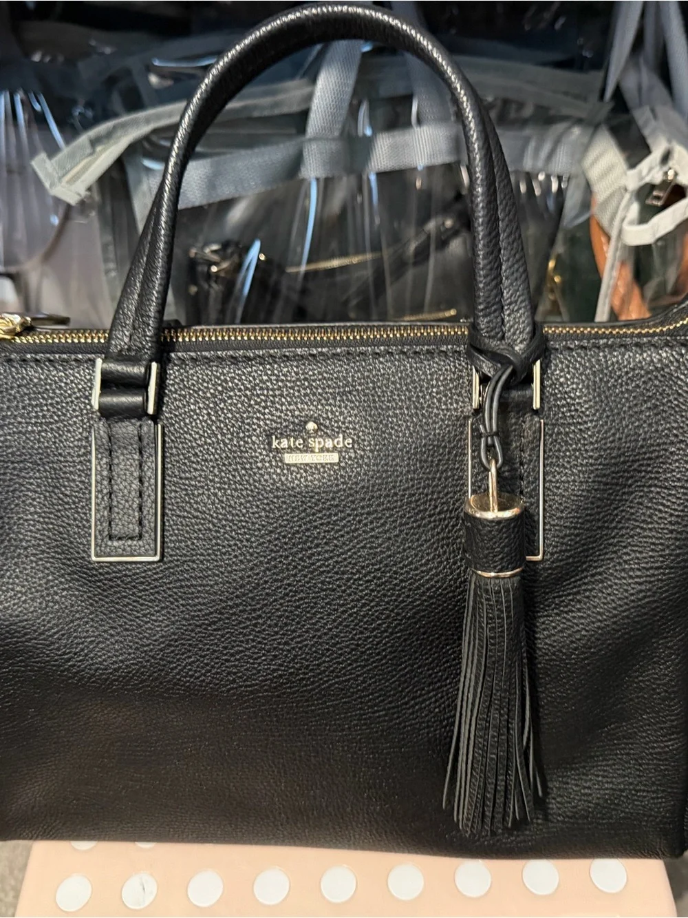 kate spade classic pebbled