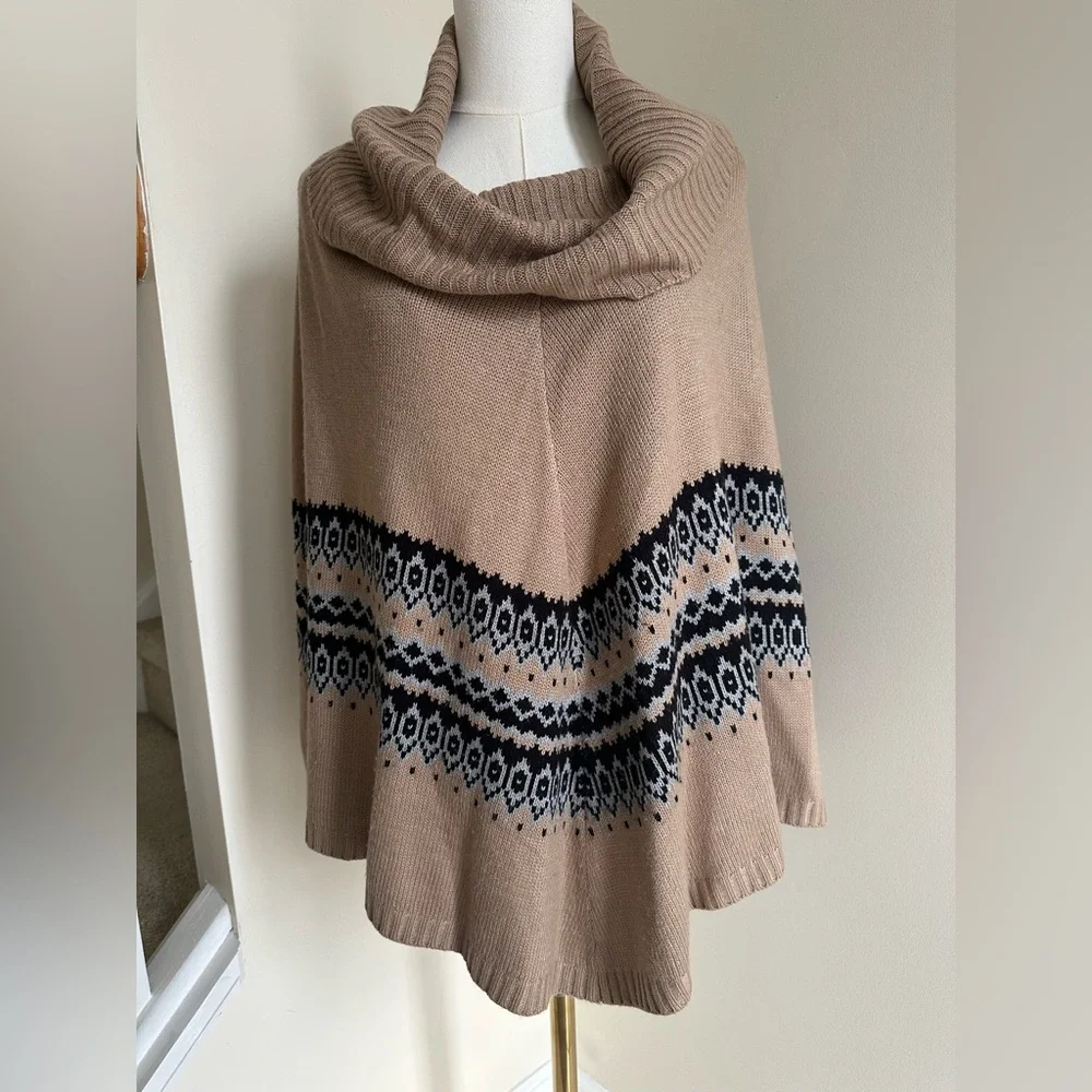 Sweater Poncho- One Size