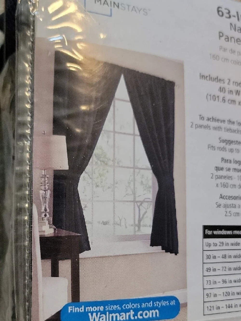 Mainstays two curtain