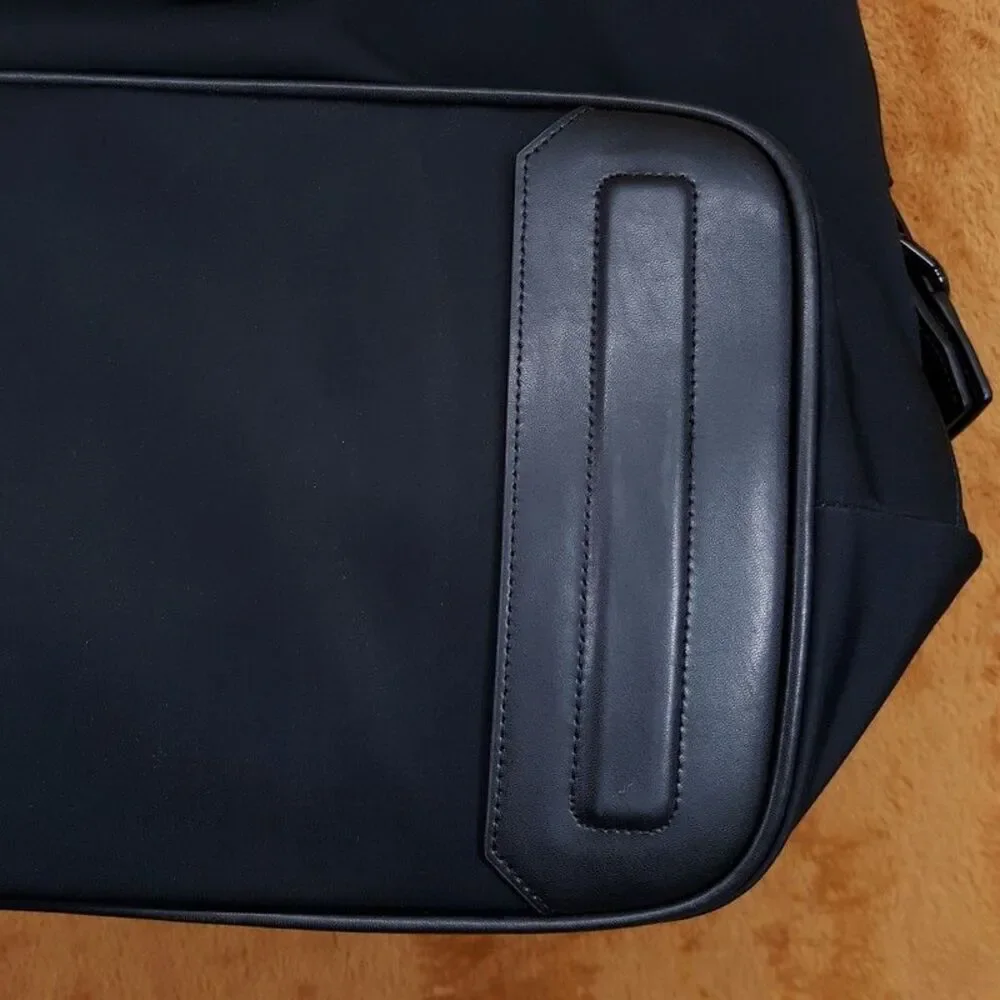 TUMI Nelson Harrison Duffle In Black Crossbody Strap $675
