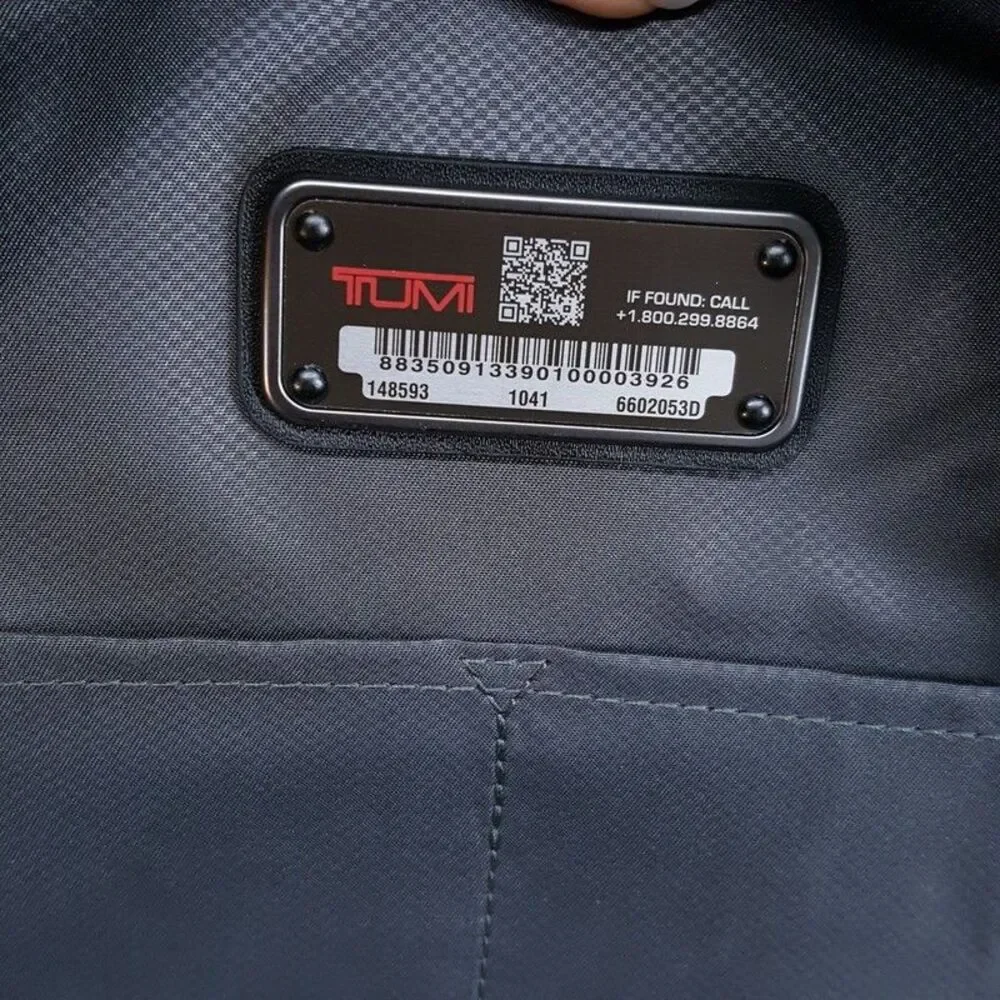 TUMI Nelson Harrison Duffle In Black Crossbody Strap $675