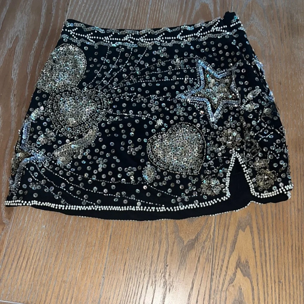 embellished sequined