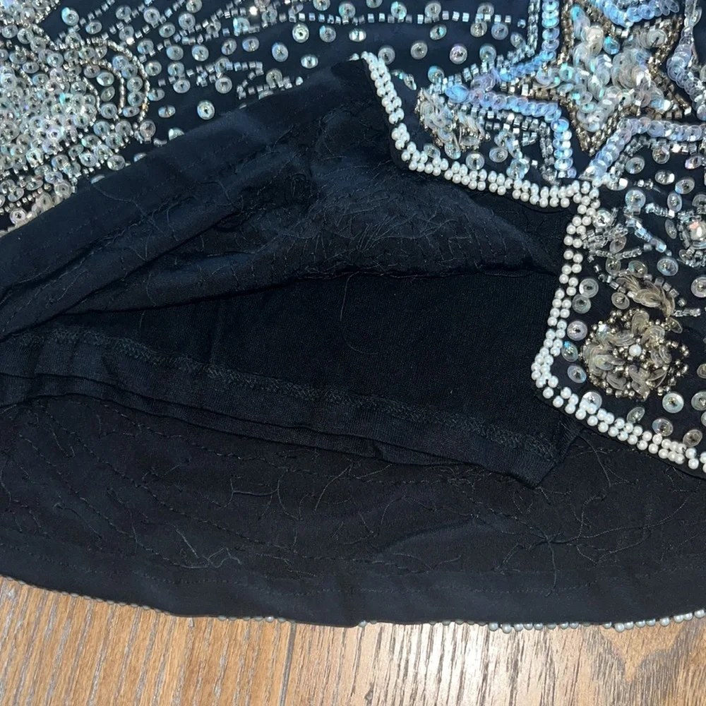 embellished sequined