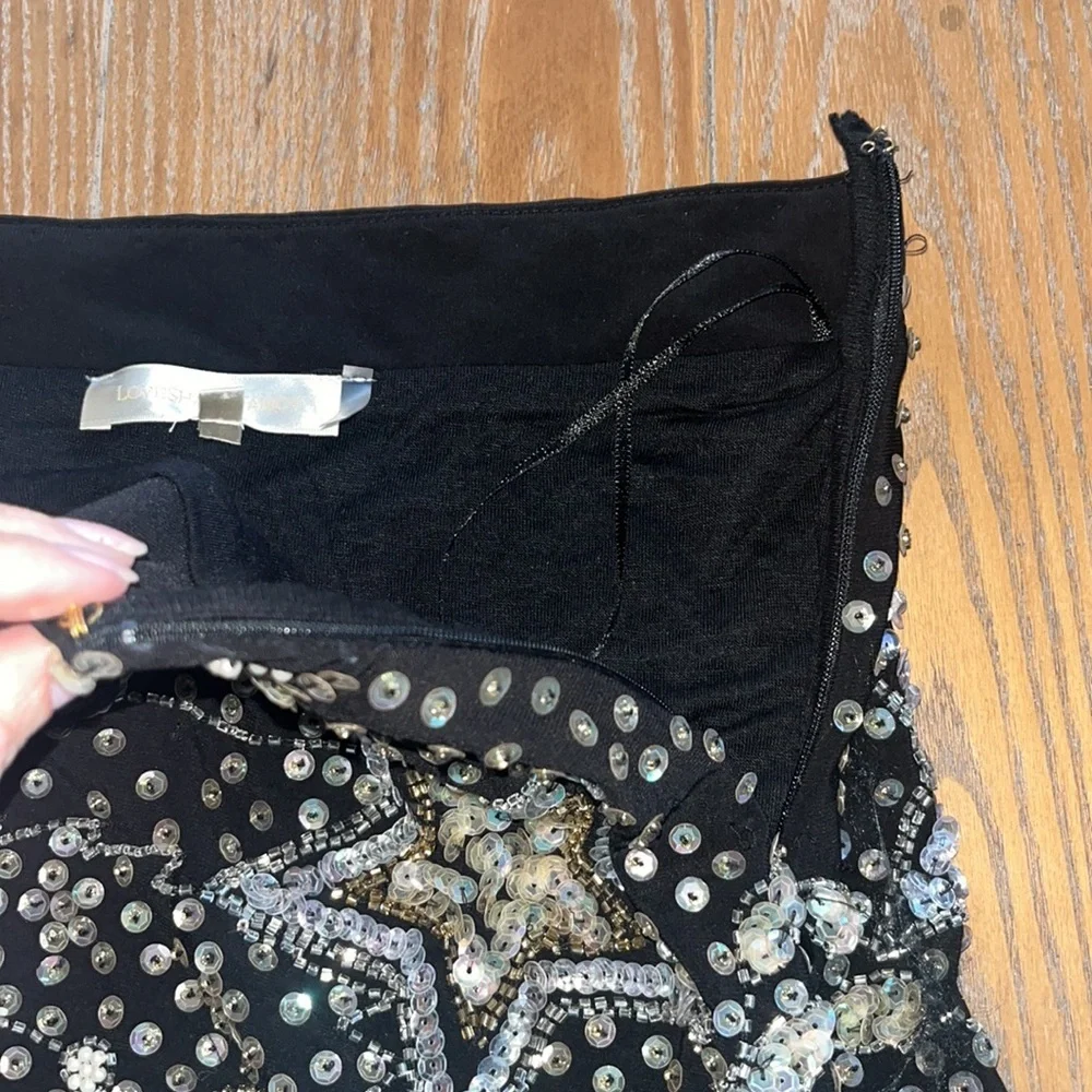 embellished sequined