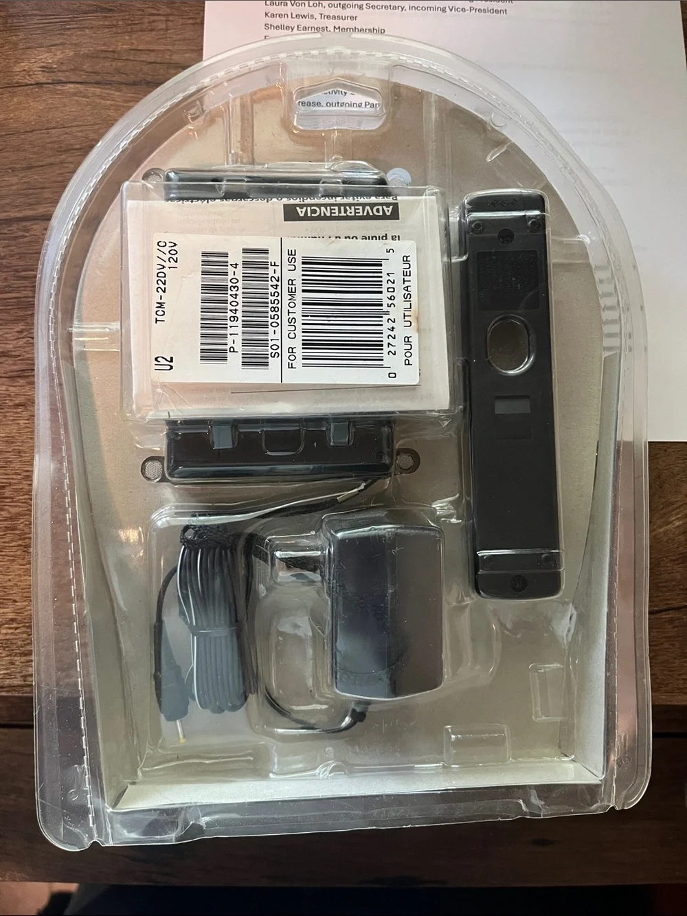Sony Silver Portable Cassette Recorder with Black Accents
