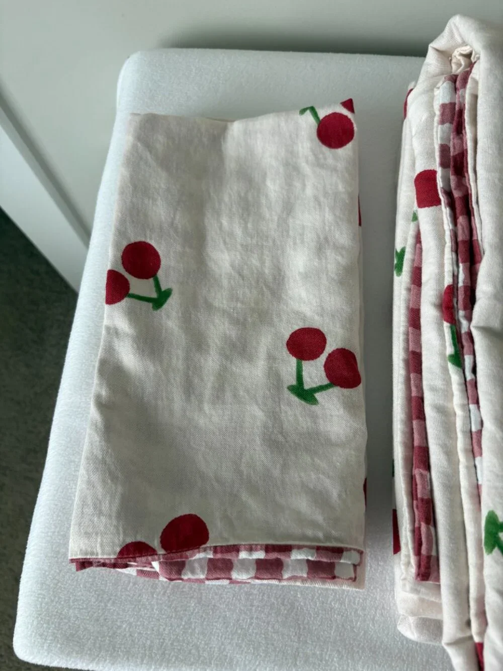 BlueBlue cherry duvet