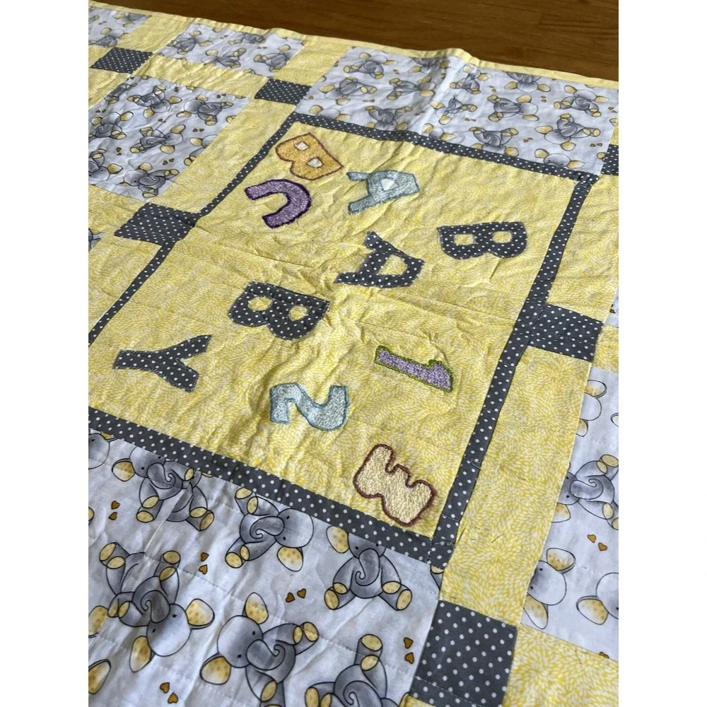 Handmade baby quilt
