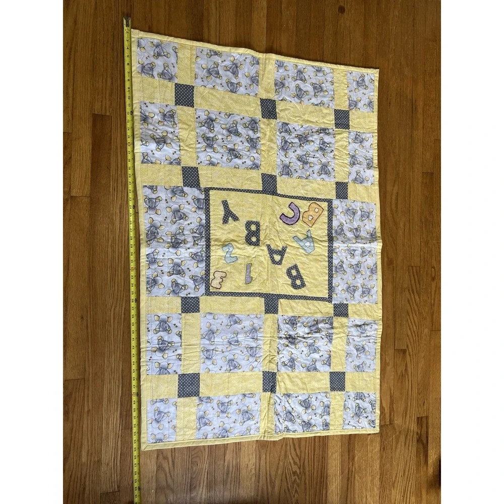 Handmade baby quilt
