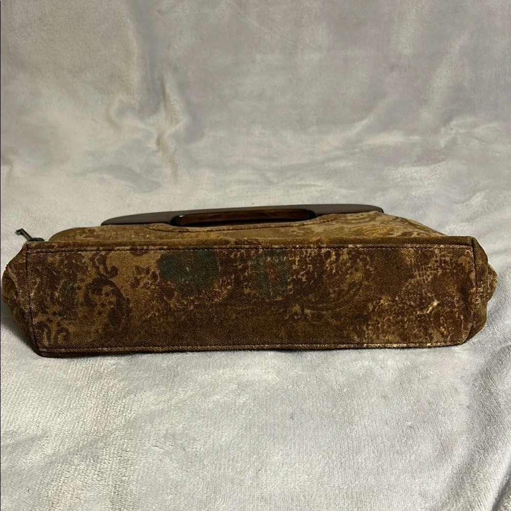 Fossil handbag fabric velvet