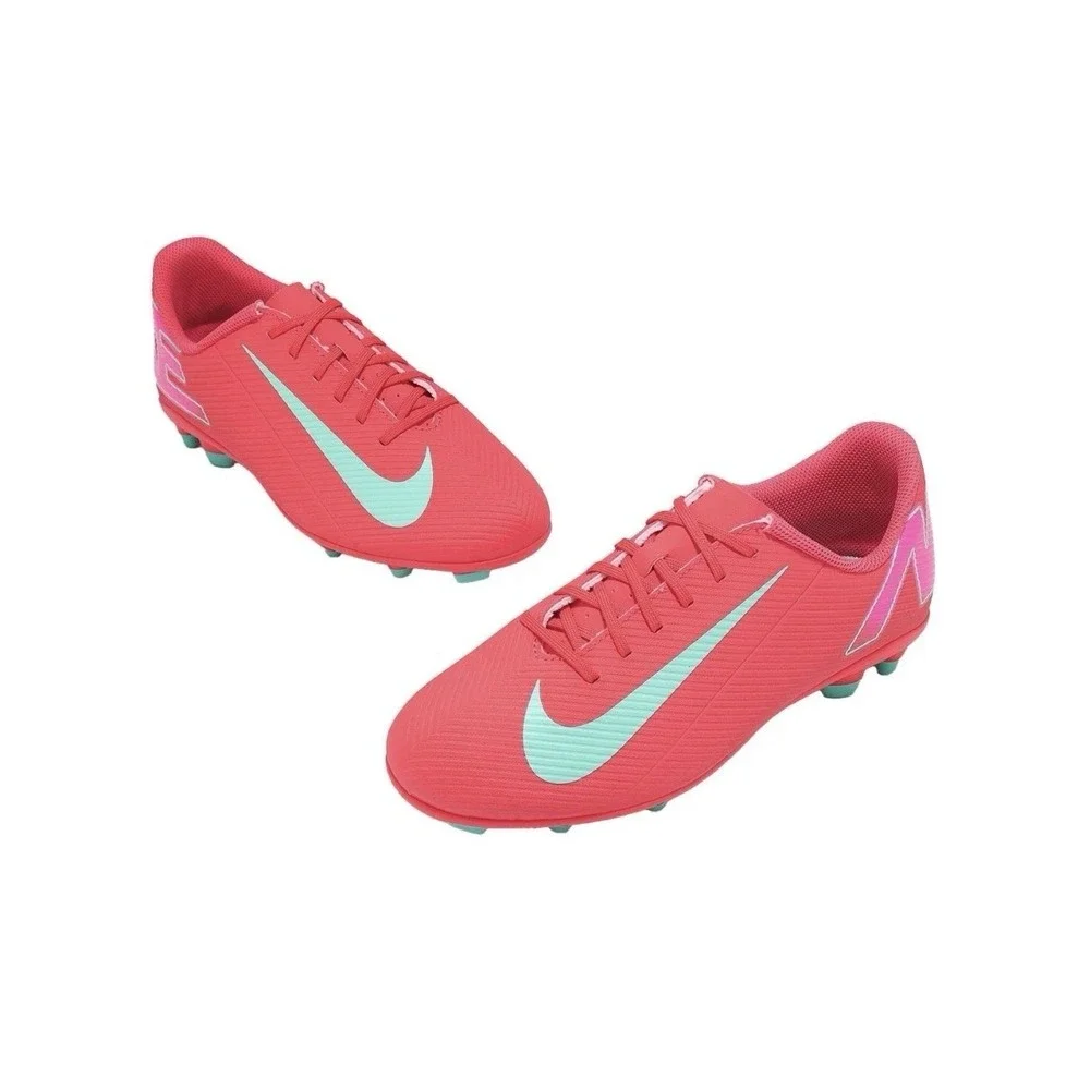 NEW Nike JR Vapor 16 Club FG/MG Ember Glow Kids Youth Soccer FQ8286-800 6 Y