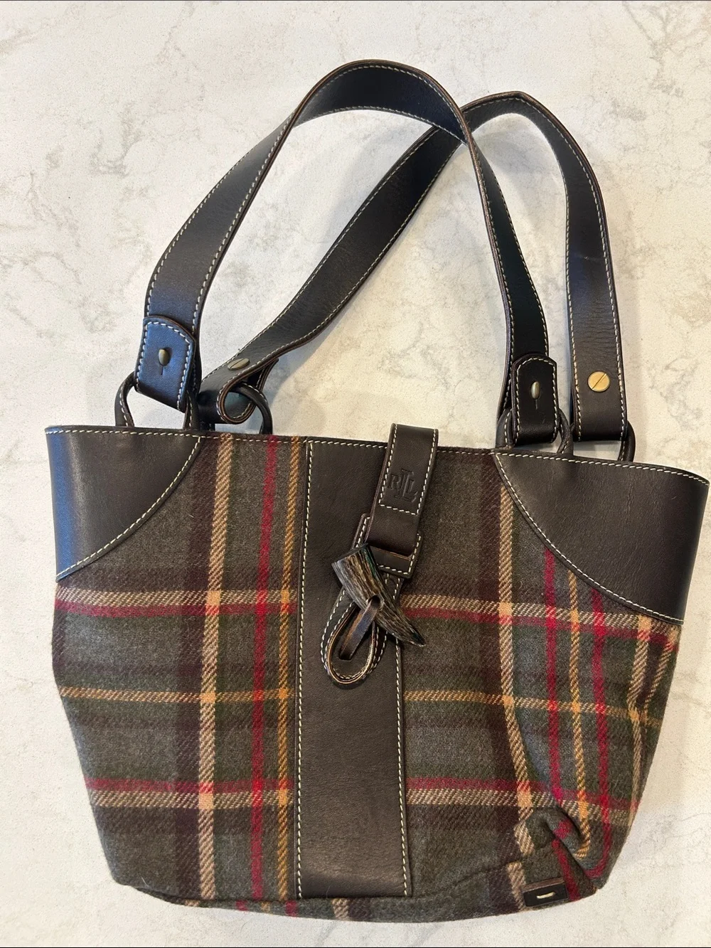 Lauren Ralph Lauren brown ⭐️ bag