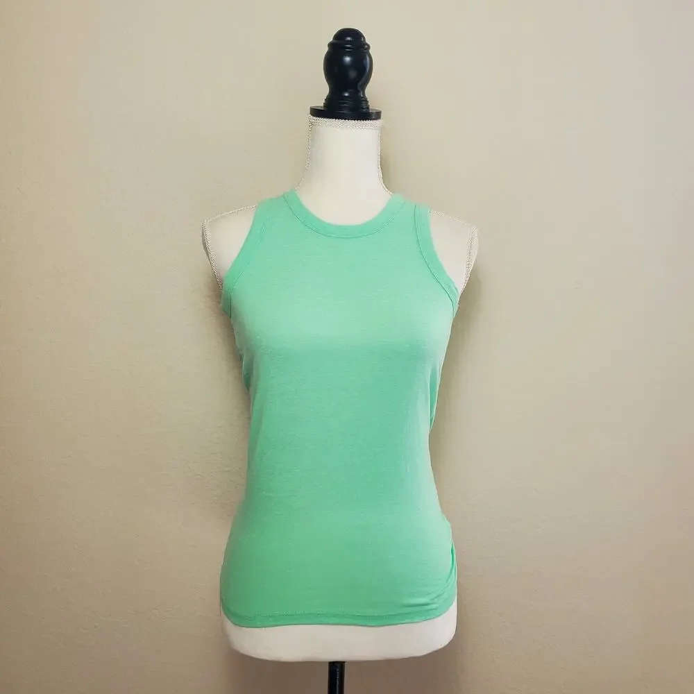 J. Crew Green Tank Top XXS NWT