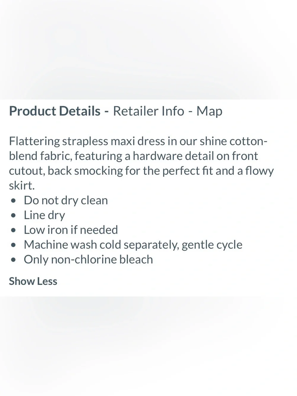 Abercrombie & Fitch bodice print