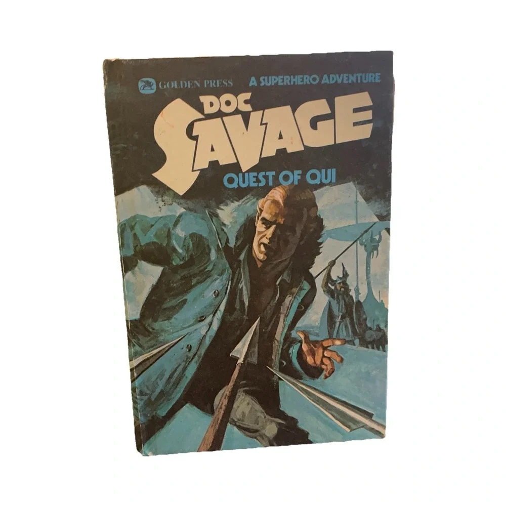 DOC SAVAGE QUEST OF QUI By KENNETH ROBESON Golden Press HC 1975‎