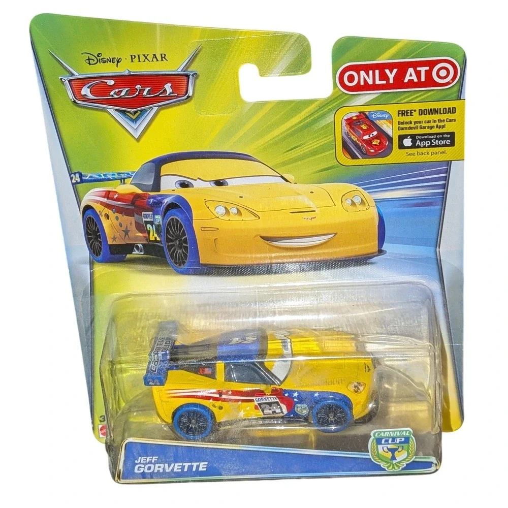 Disney Pixar Cars Jeff Gorvette Carnival Cup T-ROC Target Exclusive Mattel DJV04