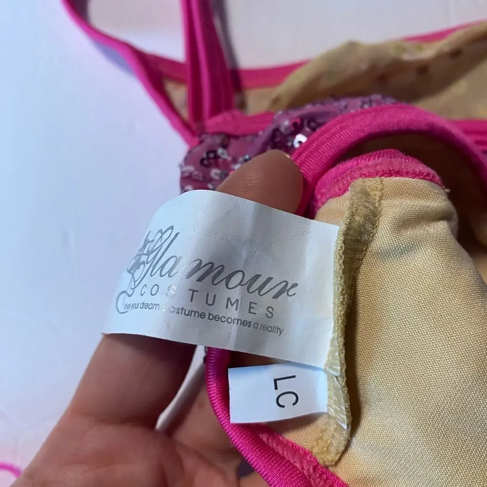 Glamour feather leotard