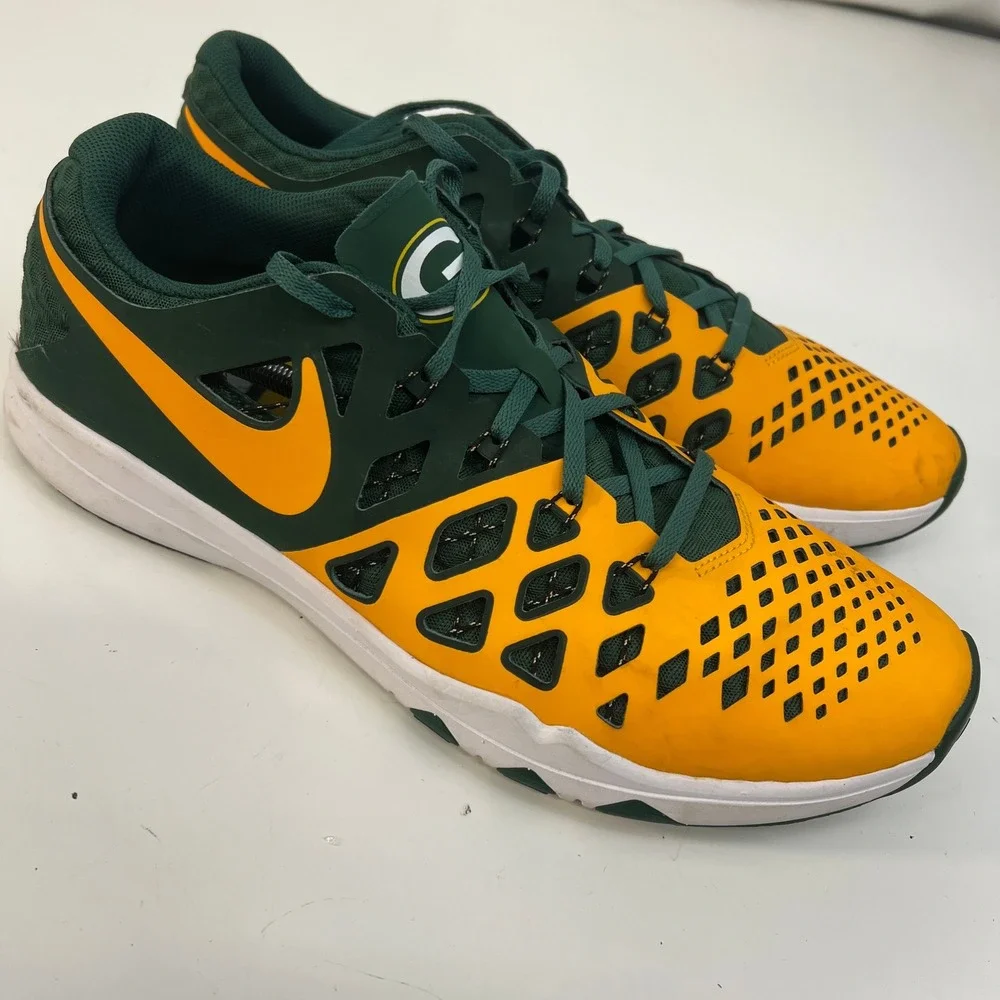 Nike Green Bay Packers NFL Men Train Speed 4‎ Shoes 848587-706 14 EU 48.5