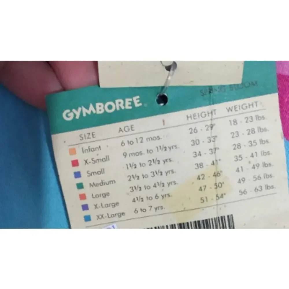 Gymboree vintage rainbow