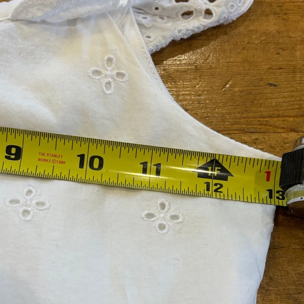 GAP White Eyelet‎ Sundress for Girls - Classic Summer Dress Size S 6-7)