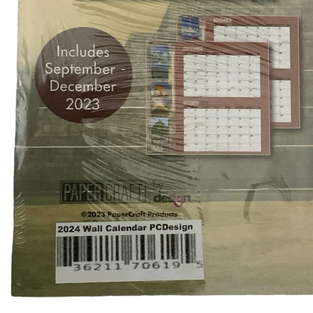 2024 World Landscapes 16 Month Full Size Wall Calendar Plan Schedule Organizing