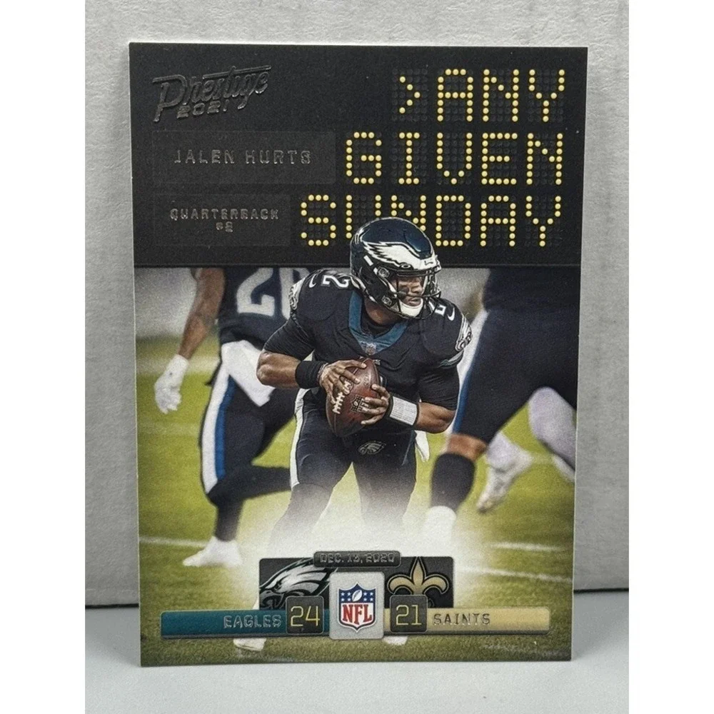 2021 Prestige Any Given Sunday #9 Jalen Hurts‎ Philadelphia Eagles Insert
