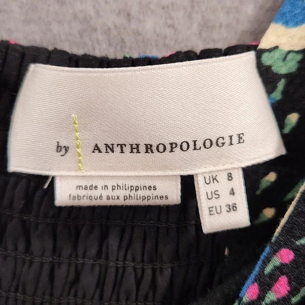 Anthropologie vibrant floral