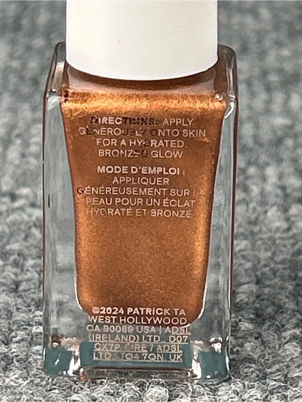 Patrick Ta sheer bronzing
