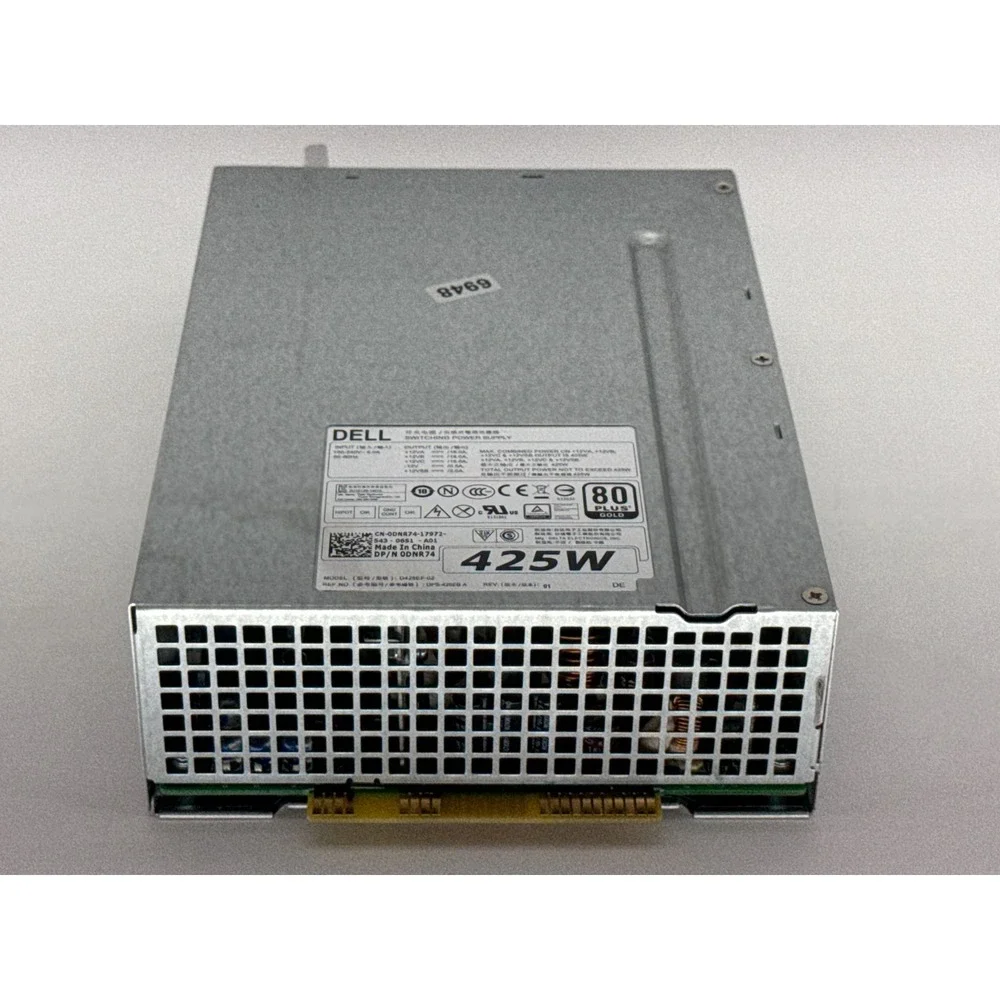 Dell 425W Power Supply DNR74 D425EF-02 Precision T5810 80+ Gold OEM PSU Apparel