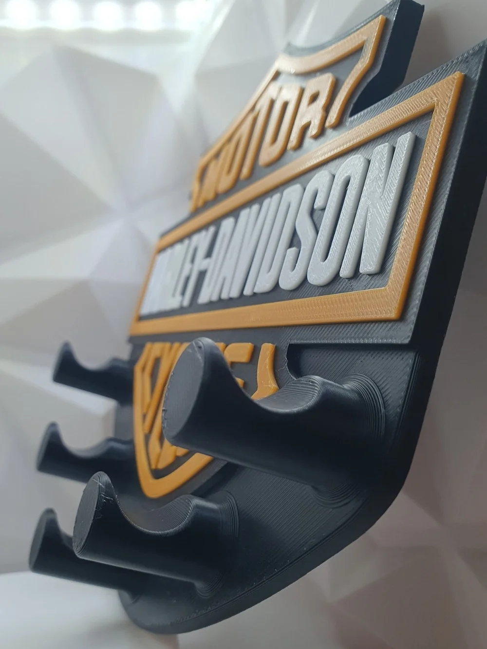 Harley-Davidson Key Hanger Holder, Garage, Wall Decor, Organizer, Motorcycle