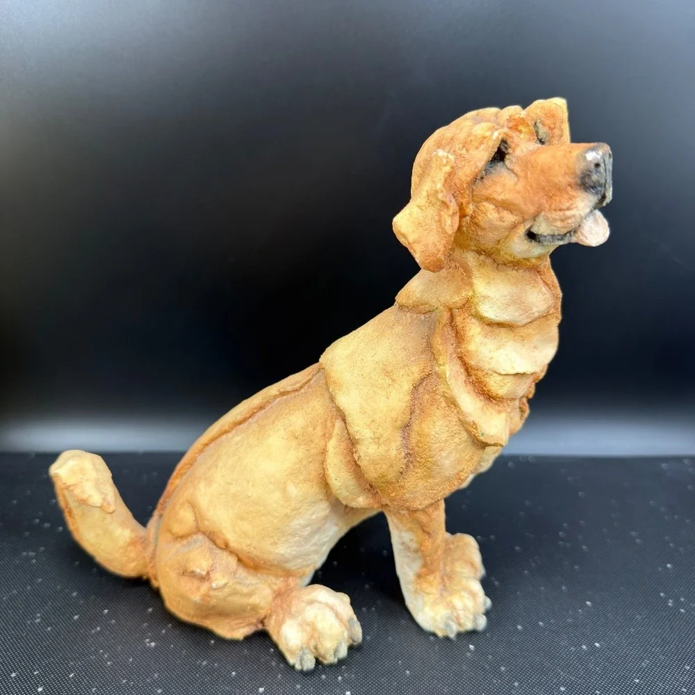 A Breed Apart Golden Retriever Figurine 70005 Country Artists 2001 Dog Statue 7