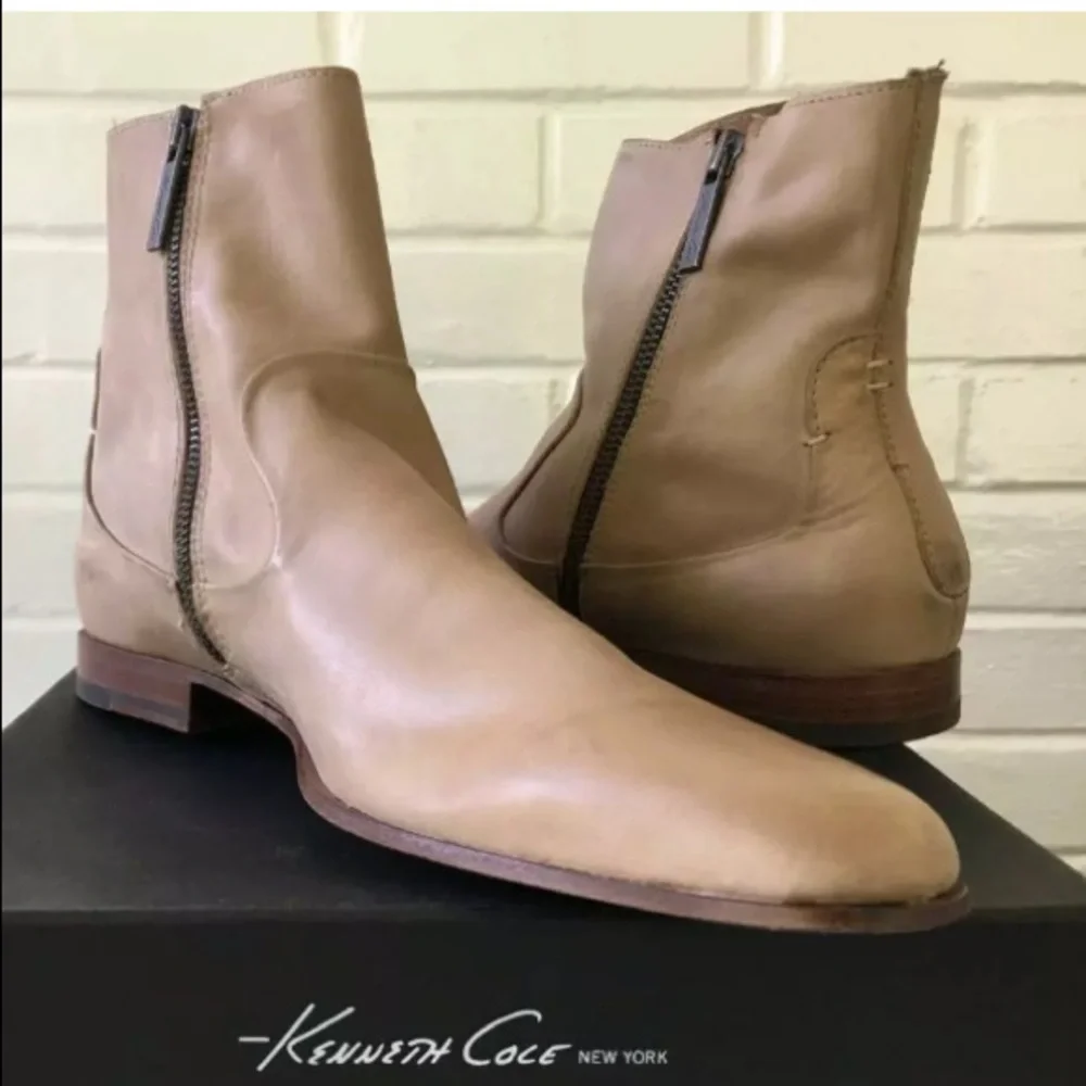 Kenneth‎ Cole Men's leather ankle boots, Size 7.5