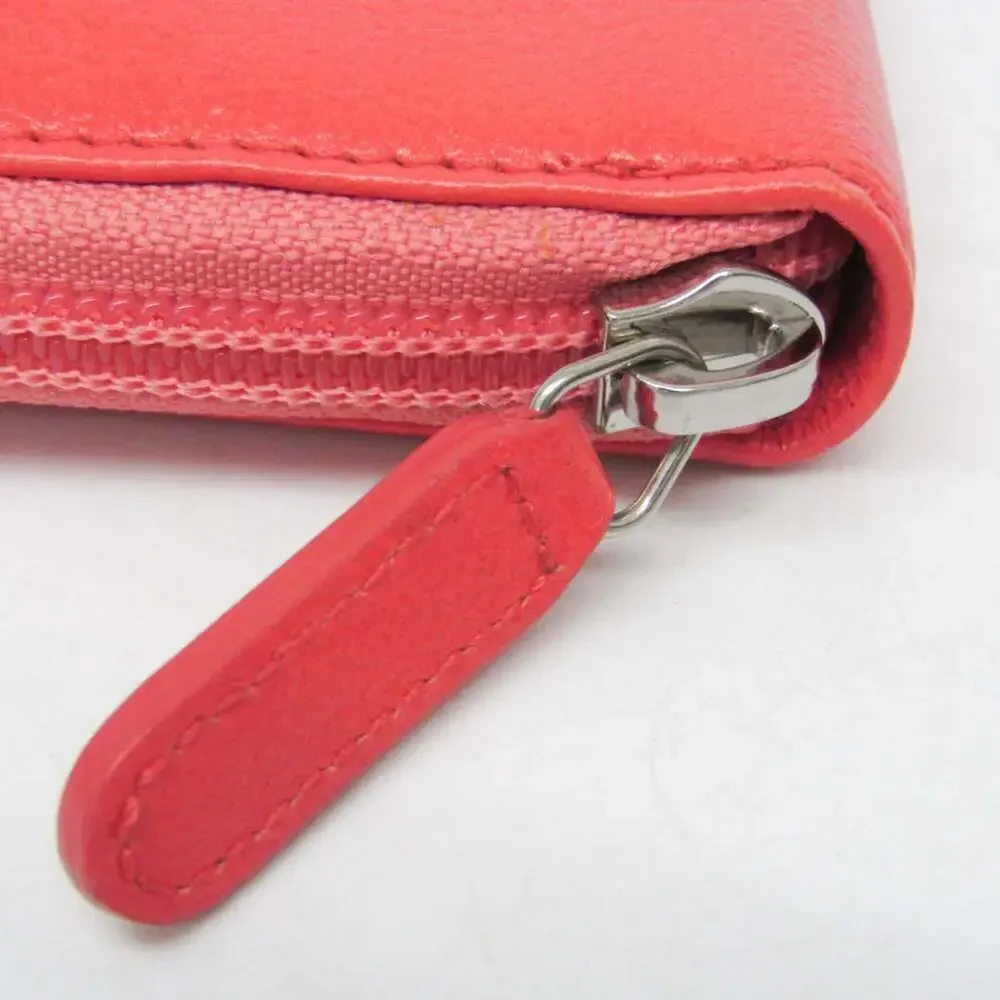CHANEL Pink Leather Wallet